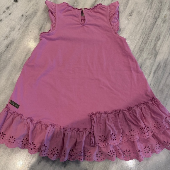 Matilda‎ Jane Purple Stella Eyelet Ruffle Dress Girls Size 10 - Picture 6 of 7